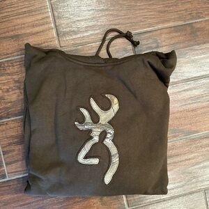 Browning Men’s Buckmark Realtree Camo Hoodie Sweatshirt, Large, Timber